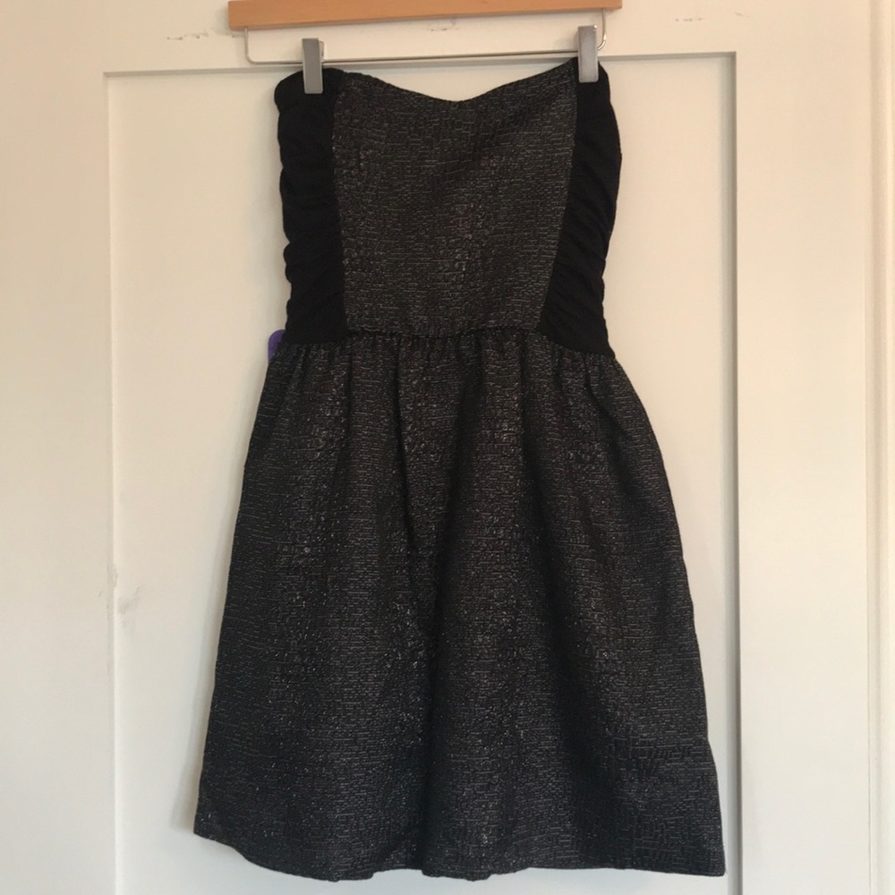 Eight Sixty Strapless Black Dress